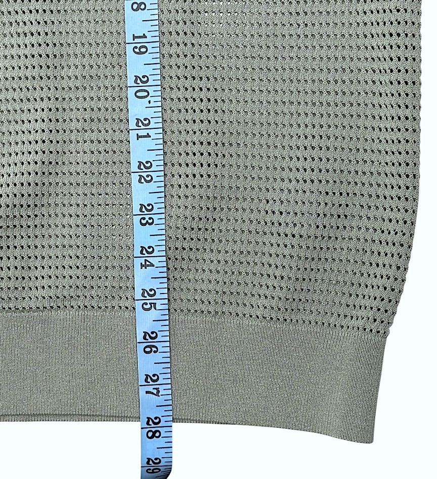 Todd Snyder Luxe Mesh Tank Shirt Tee Sage Cotton-Nylon Sz 2XL New $198