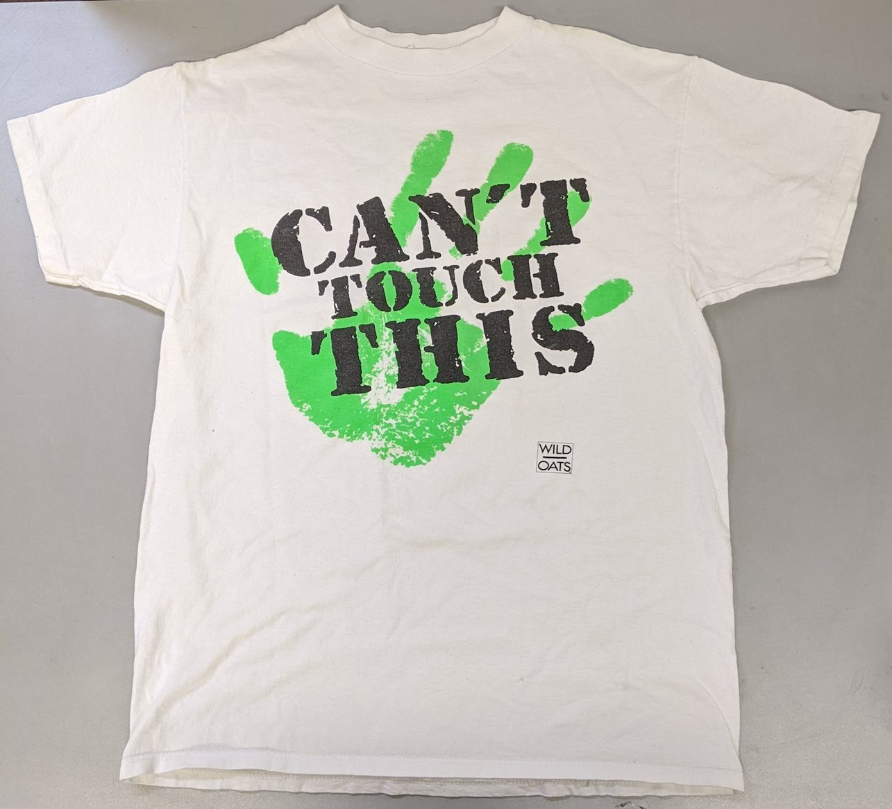 1990s Wild Oats Can’t Touch This White Large L Tshirt Vintage Tshirt