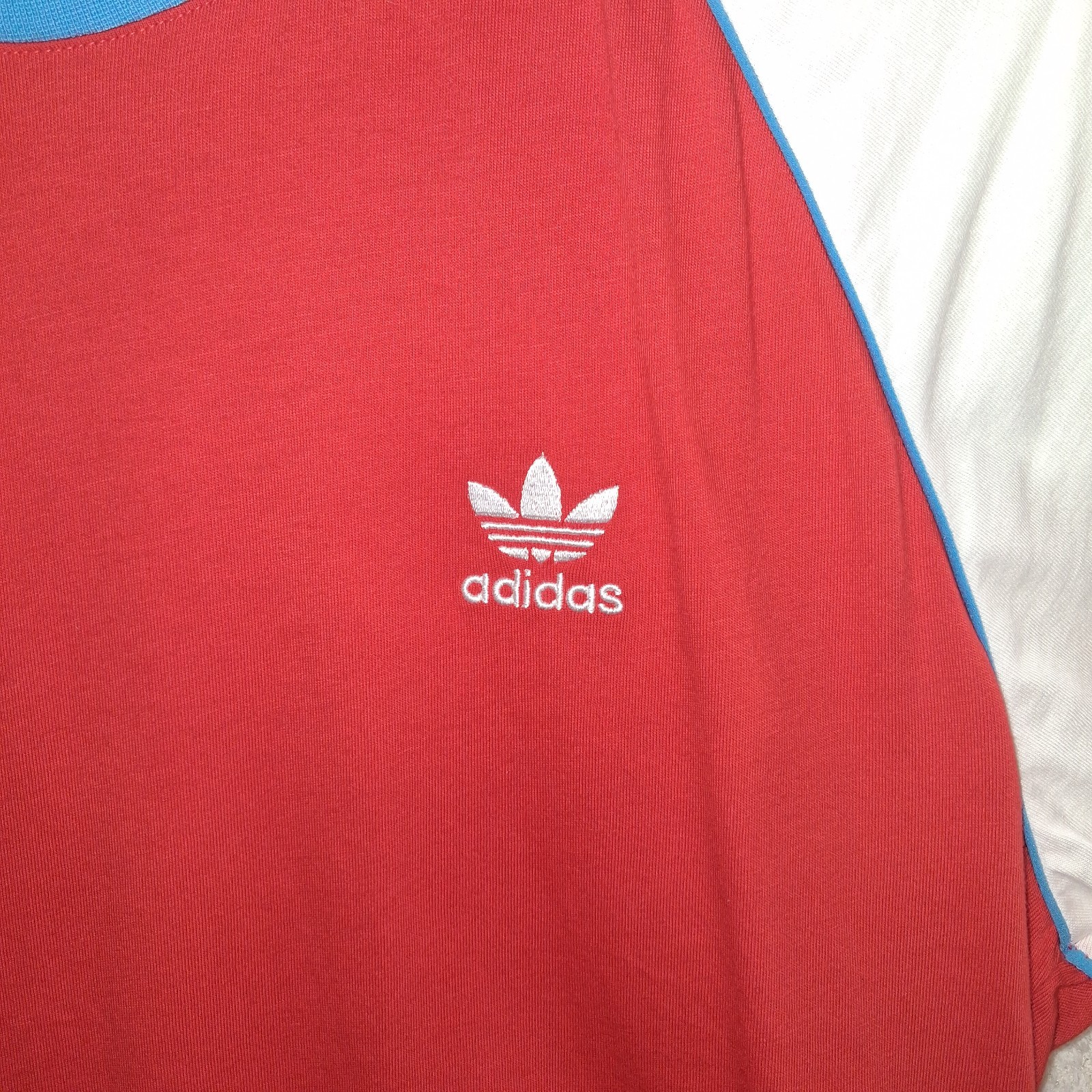 Adidas 100% Cotton T- Shirt Men Sz M Multi Color Casual Sports Outdoors Everday