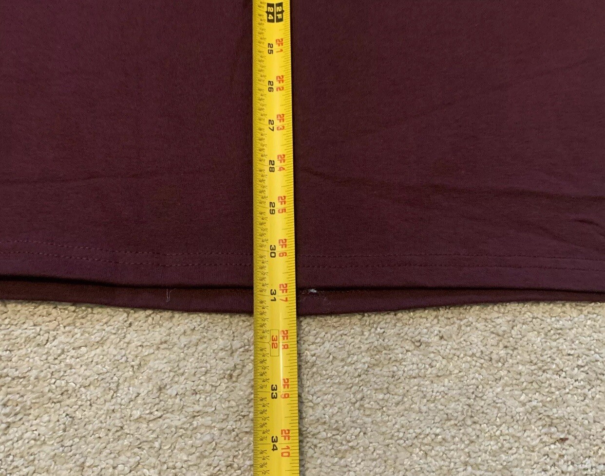 VTG Champion Maroon Plum HeavyWeight Cotton Lot Of T Shirt Large (12) & XL (12)