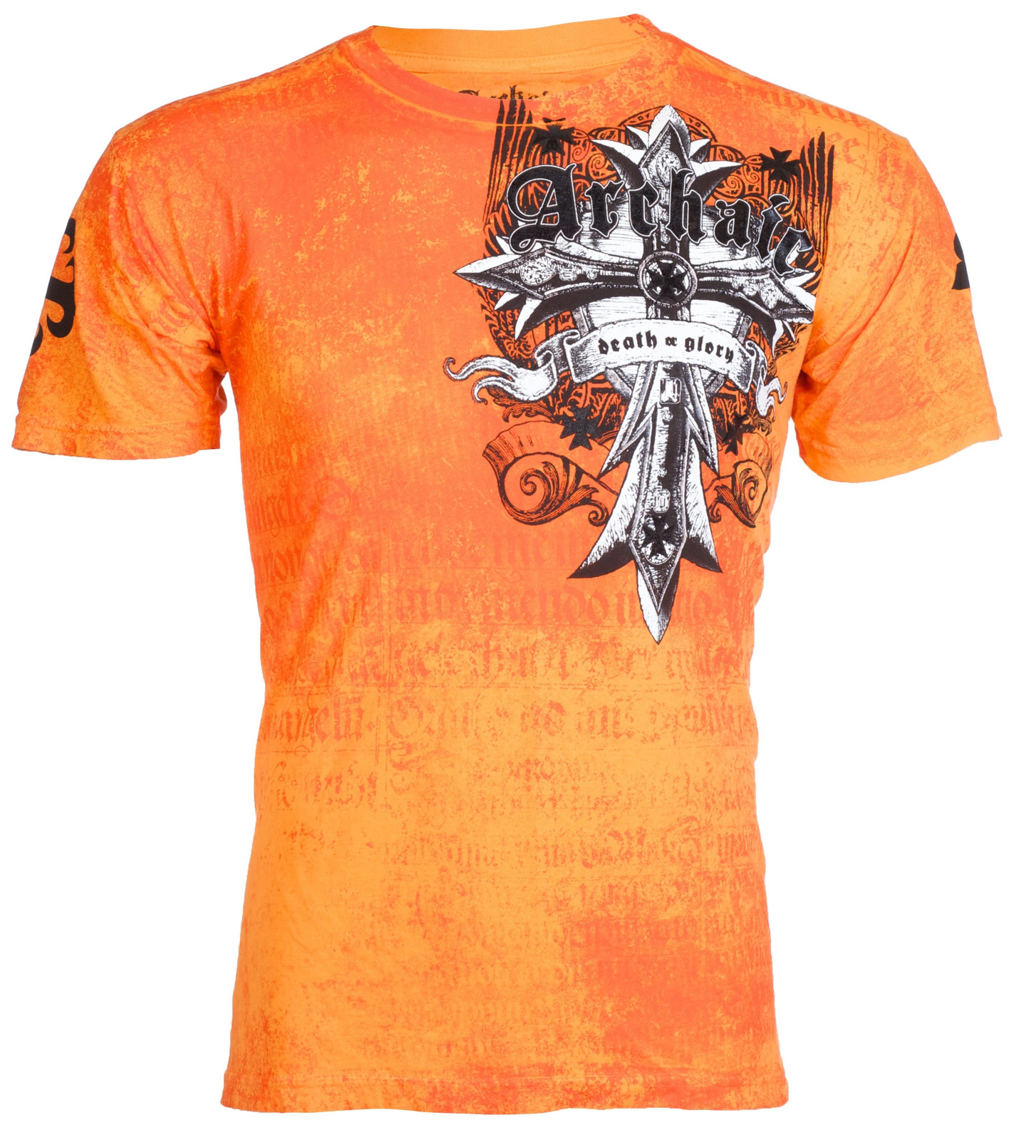 ARCHAIC AFFLICTION Men’s T-Shirt LUSTROUS Wings Skull Biker S-5XL $40