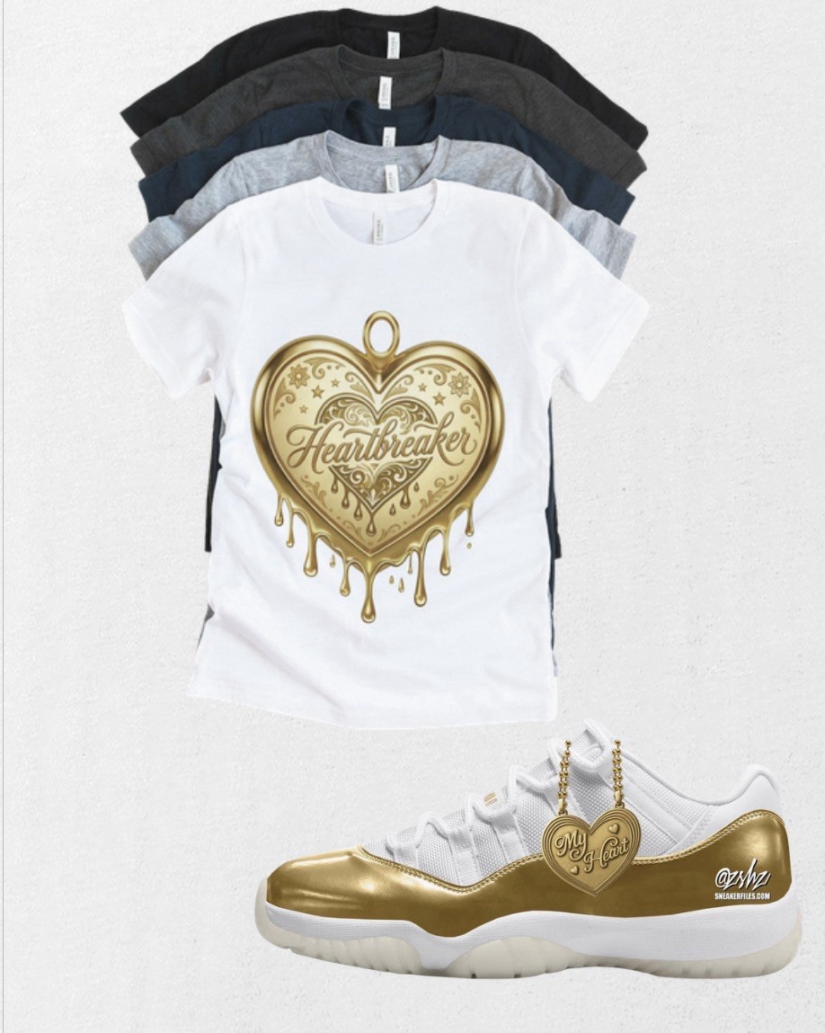 Jordan 11 WMNS “Mother’s Day” Heartbreaker Drip Matching T-Shirt Custom Sneaker