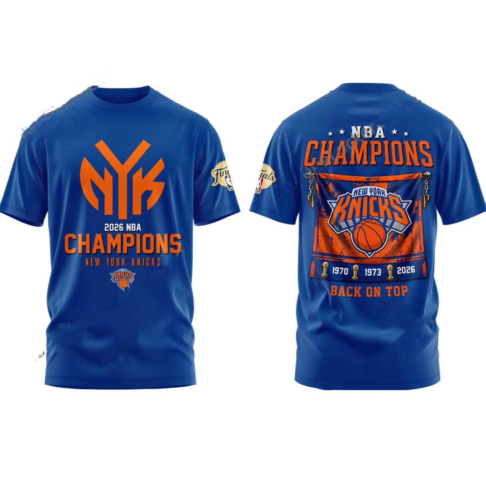 Men’s 2026 New York Basketball Finals Champions Back On Top All Size