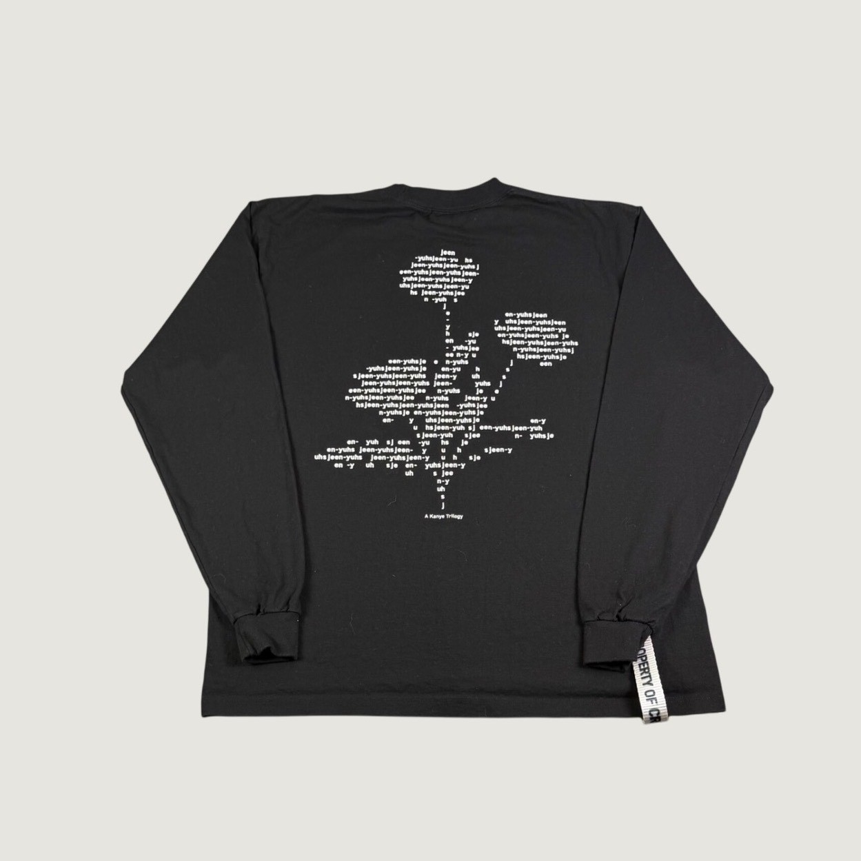 Jeen-Yuhs A Kanye Trilogy Long Sleeve Shirt Black Creative Control Merch XL