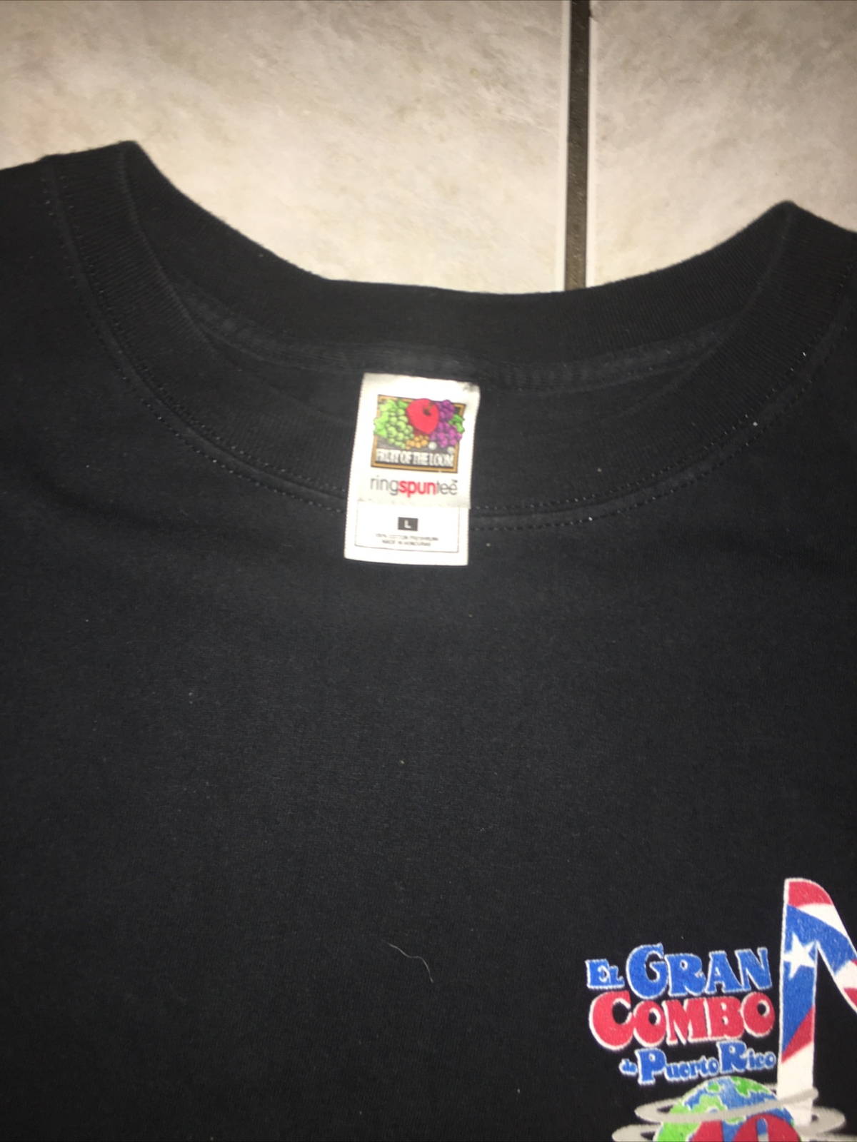 El Gran Combo de Puerto Rico 40 Aniversario Mens t shirt sz Large on a FOTL Tag
