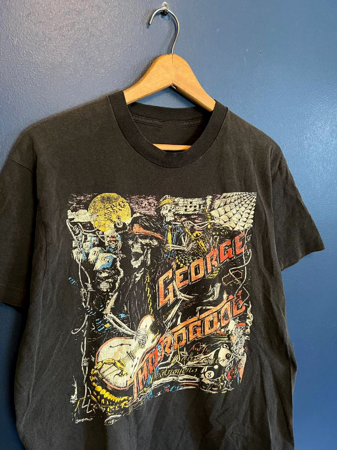 George Thorogood Concert Tour Unisex Adult Black T-Shirt Full Size