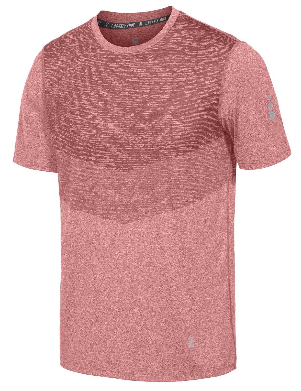 Men’s Quick Dry Sweat Wicking Stretch Short Sleeve T-Shirt UV Protection Work…