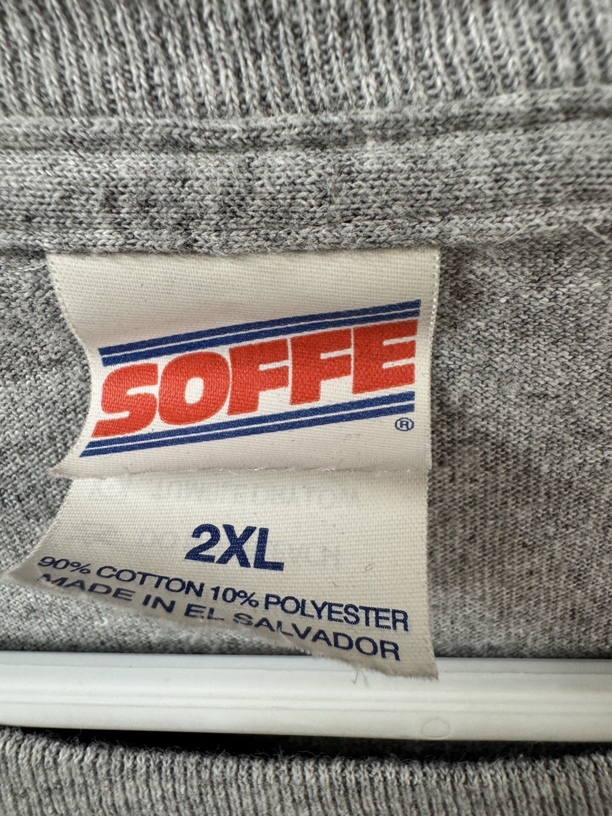 Soffe Military US Navy Veteran Cotton Blend T-shirt Grey 2xl