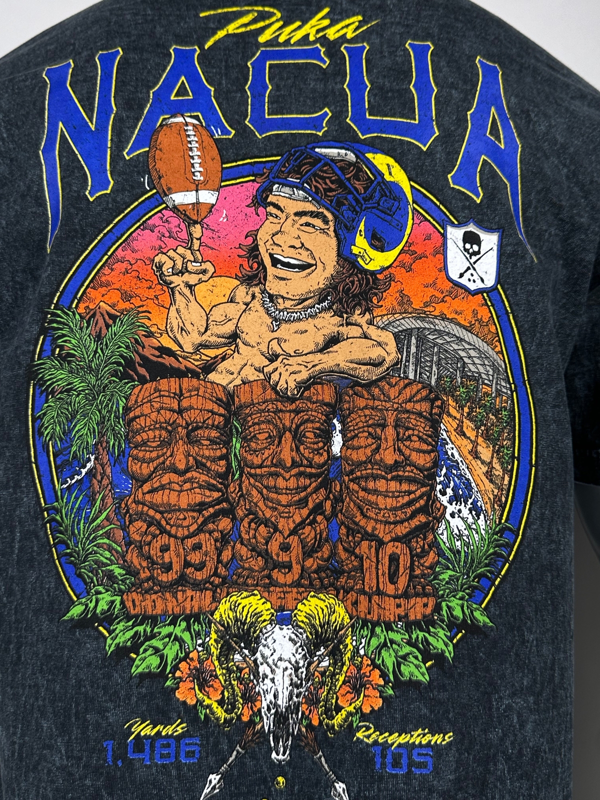 Sullen Men’s T-shirt Oversize Wide Fit Puka NACUA Heavyweight Premium Quality