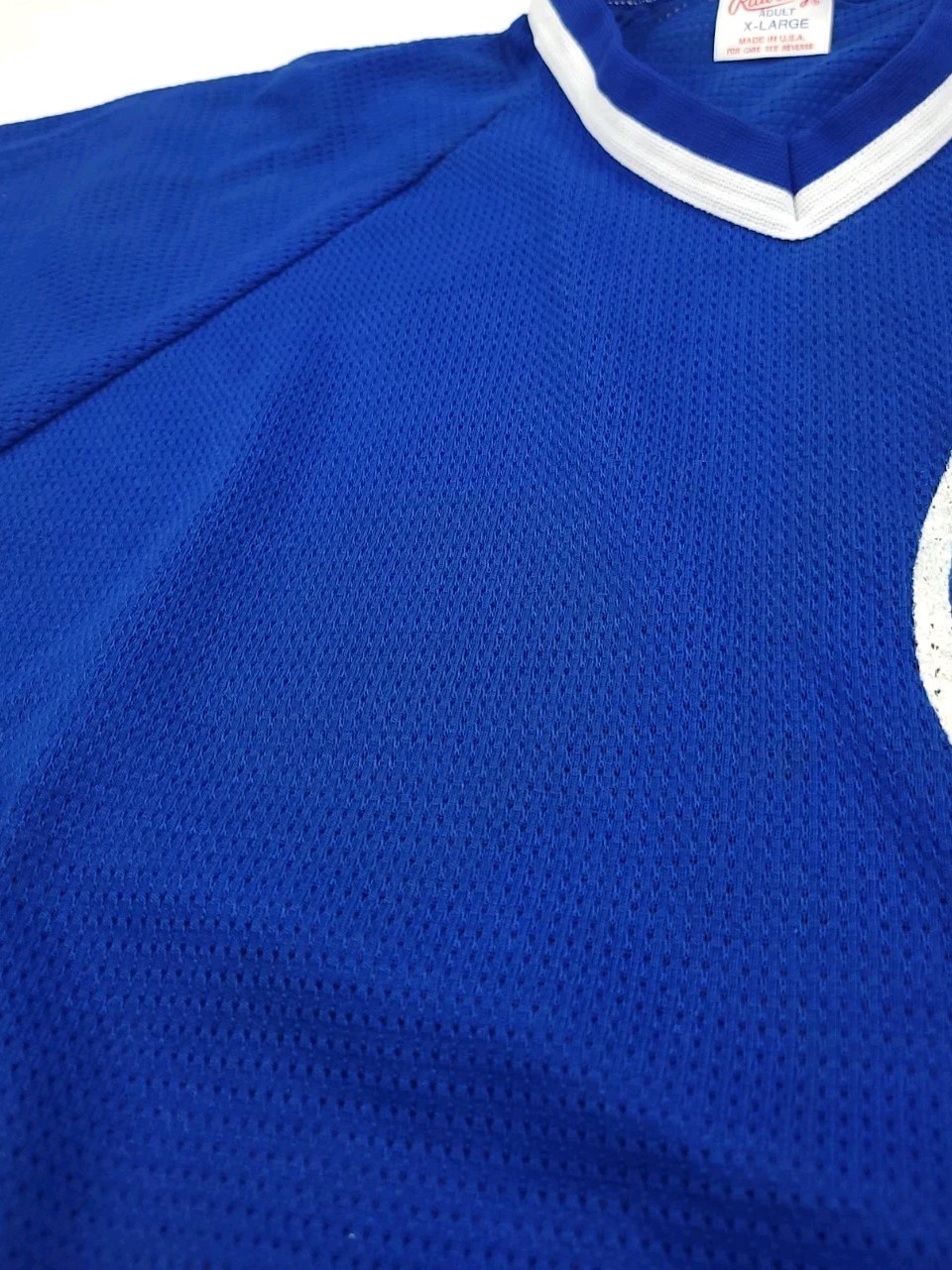 Vintage Chicago Cubs Rawlings Mesh Jersey T Shirt 80s 90s USA Made Mlb FLAW READ