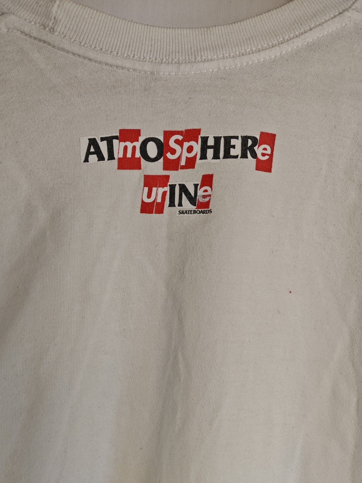 Supreme x Antihero Atmosphere Urine T Shirt XL White Made USA Skate Tee