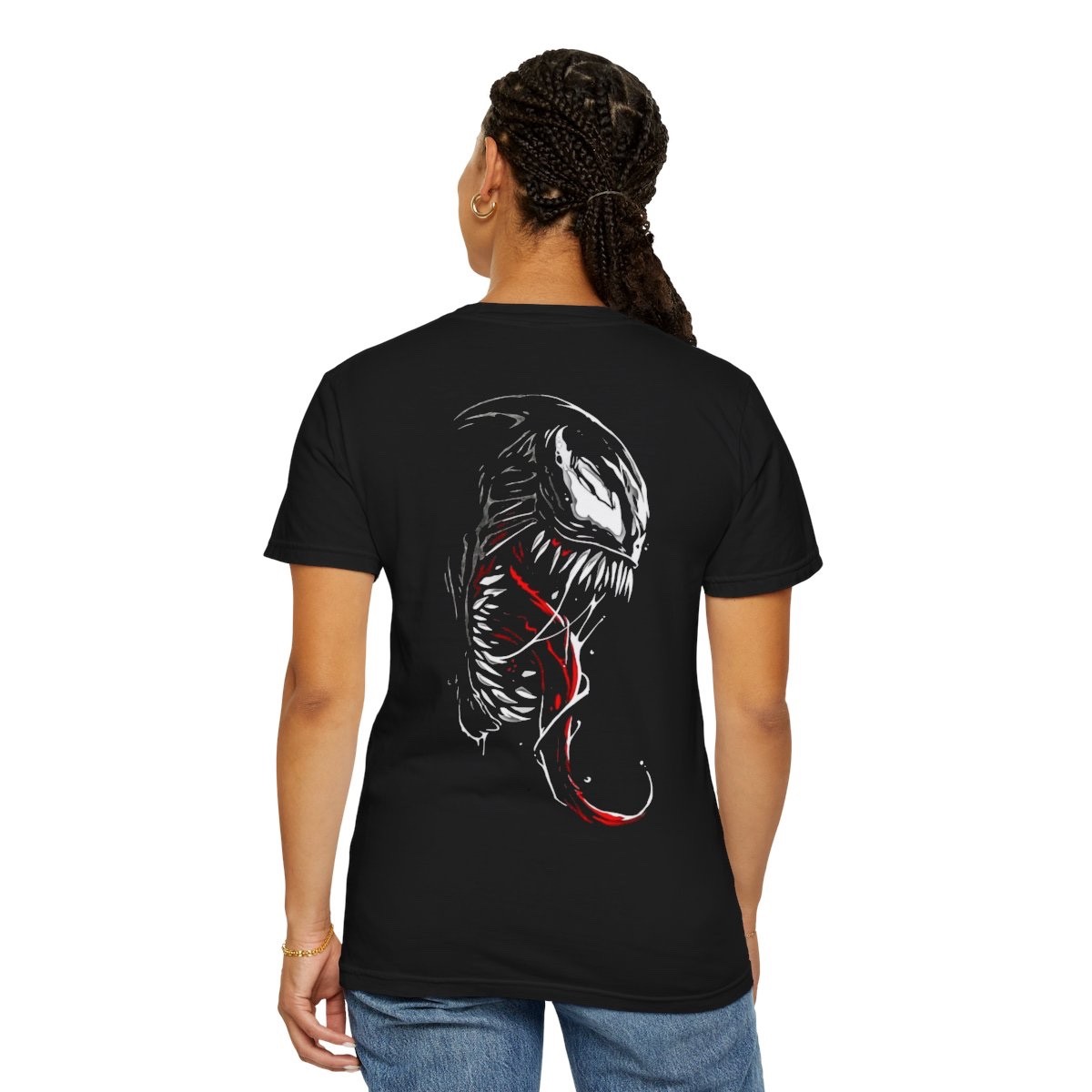 Venom Graphic T-Shirt | Black Comfort Colors 1717 Unisex Heavyweight, RelaxedFit