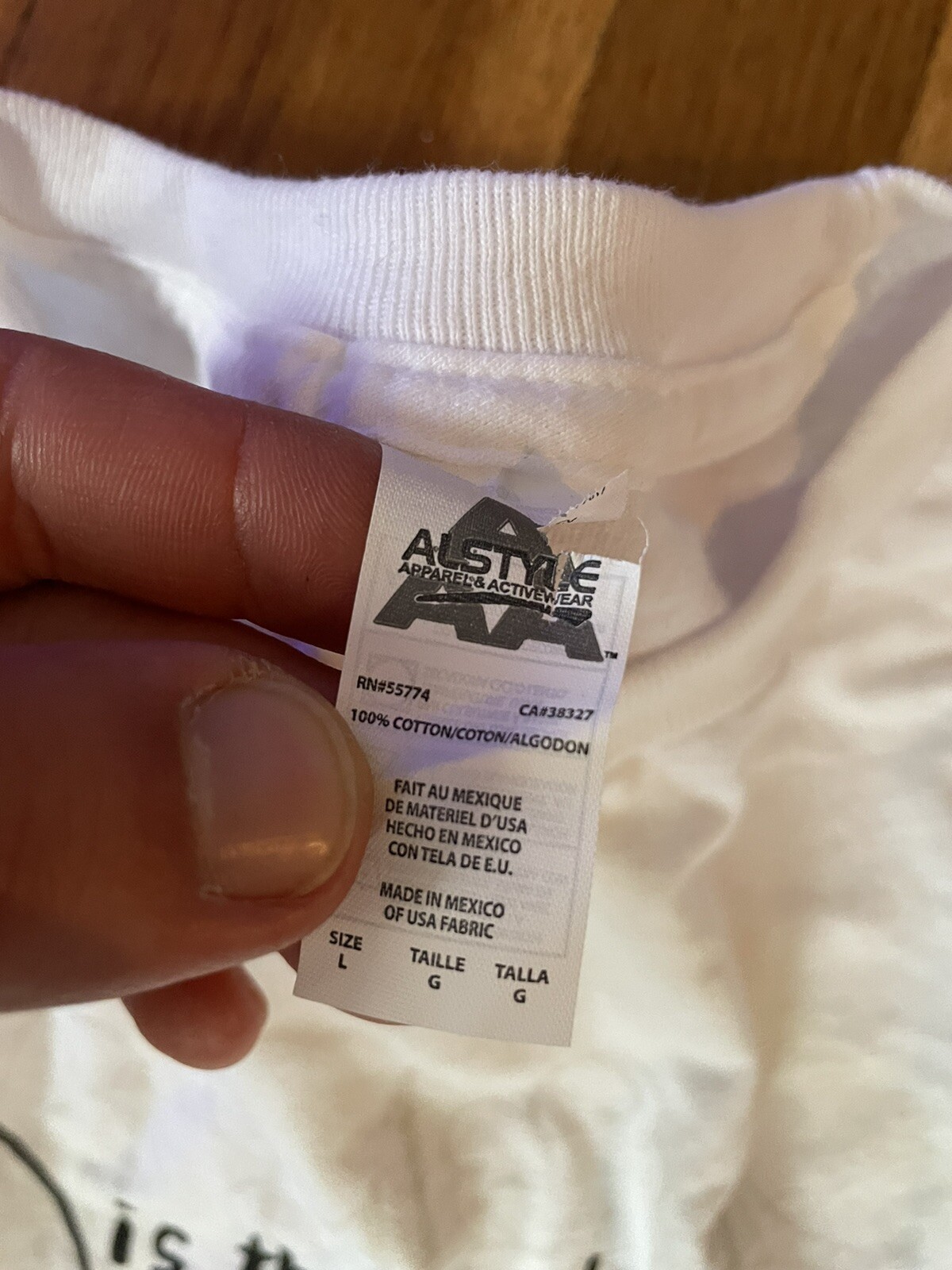Walt Whitman Quote Female Form Shirt White Size L Rare Poet Poem