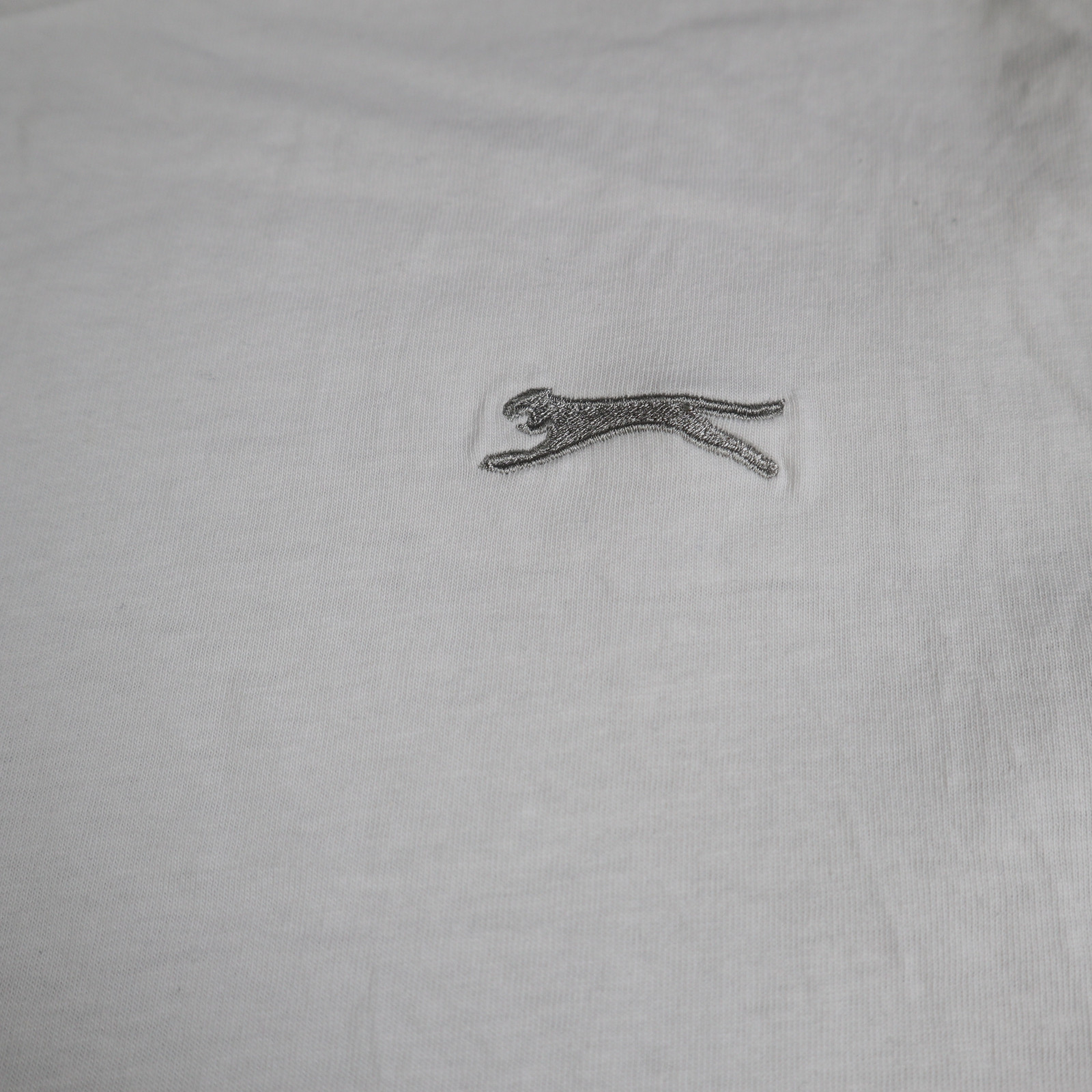 Slazenger Mens T-Shirt Size 4XL White Short Sleeve Round Neck 100% Cotton