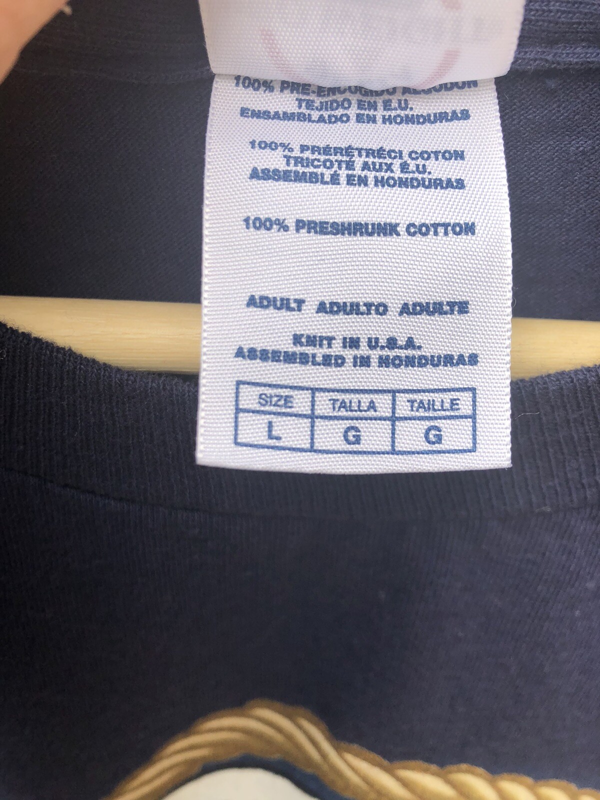 VTG Super Bowl XXXIX T-Shirt Large Jacksonville Florida Nautical Logo 2005 NFL