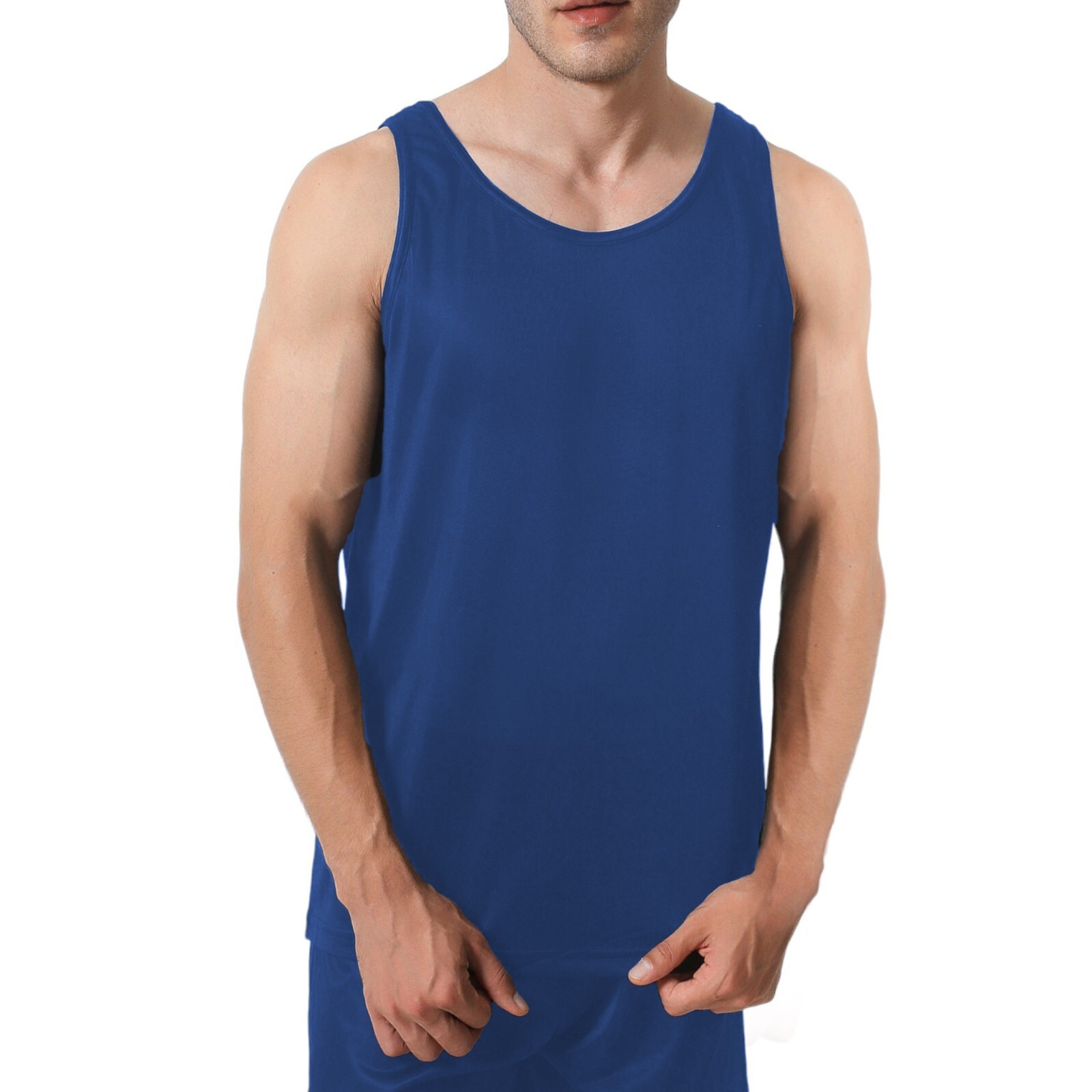 Player’s Nylon Tricot Tank Top | Big & Tall Men A-Shirt, Sizes- Small to 6XL