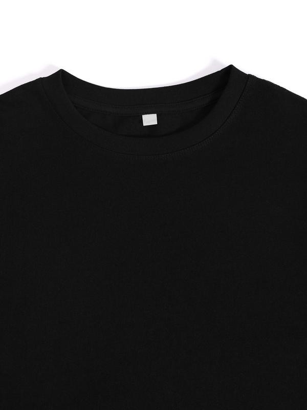 Men Crew Neck Short Sleeve T-Shirts – Breathable Slight Stretch Polyester Fabric