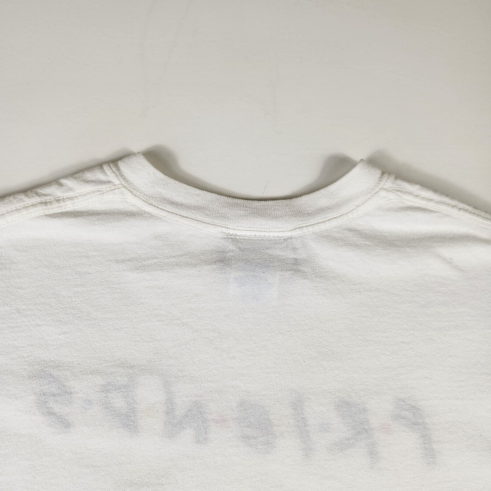 VTG NBC Experience Store Friends T-Shirt Embroidered Spellout Adult Medium White