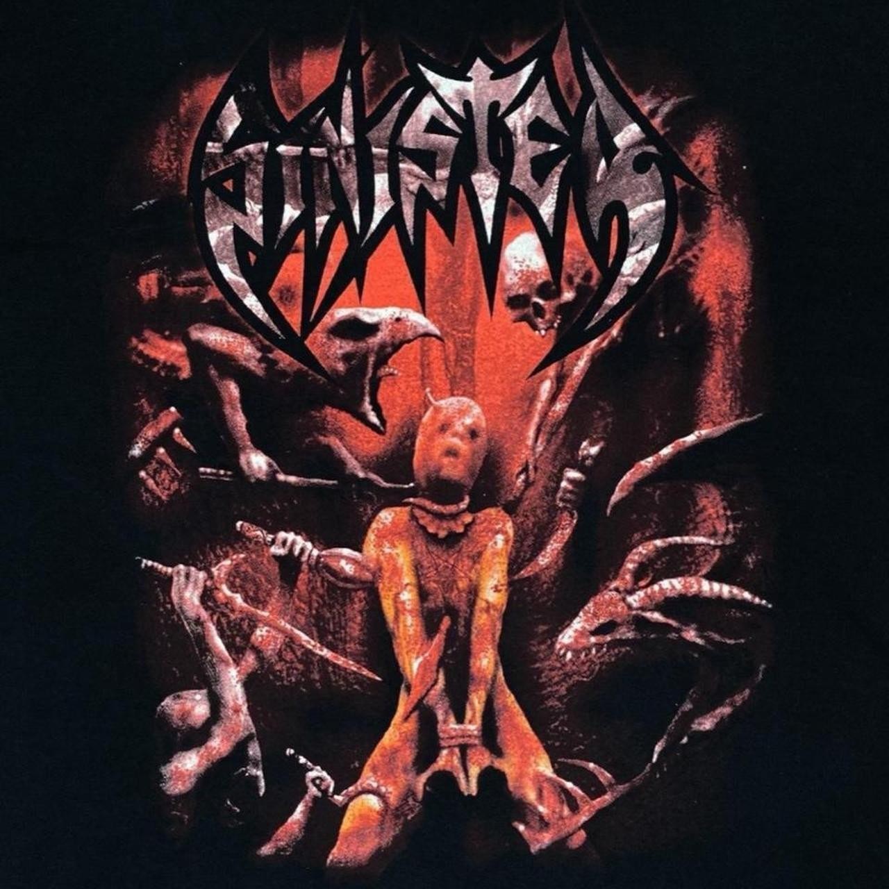 Screen Stars (2001) Sinister “I Witness, I Lie ” Death Metal Band T-Shirt Large