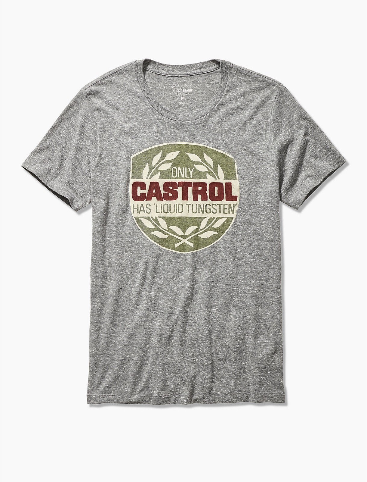NWT Lucky Brand Castrol Crest Tee. Size: Small MSRP $44.50
