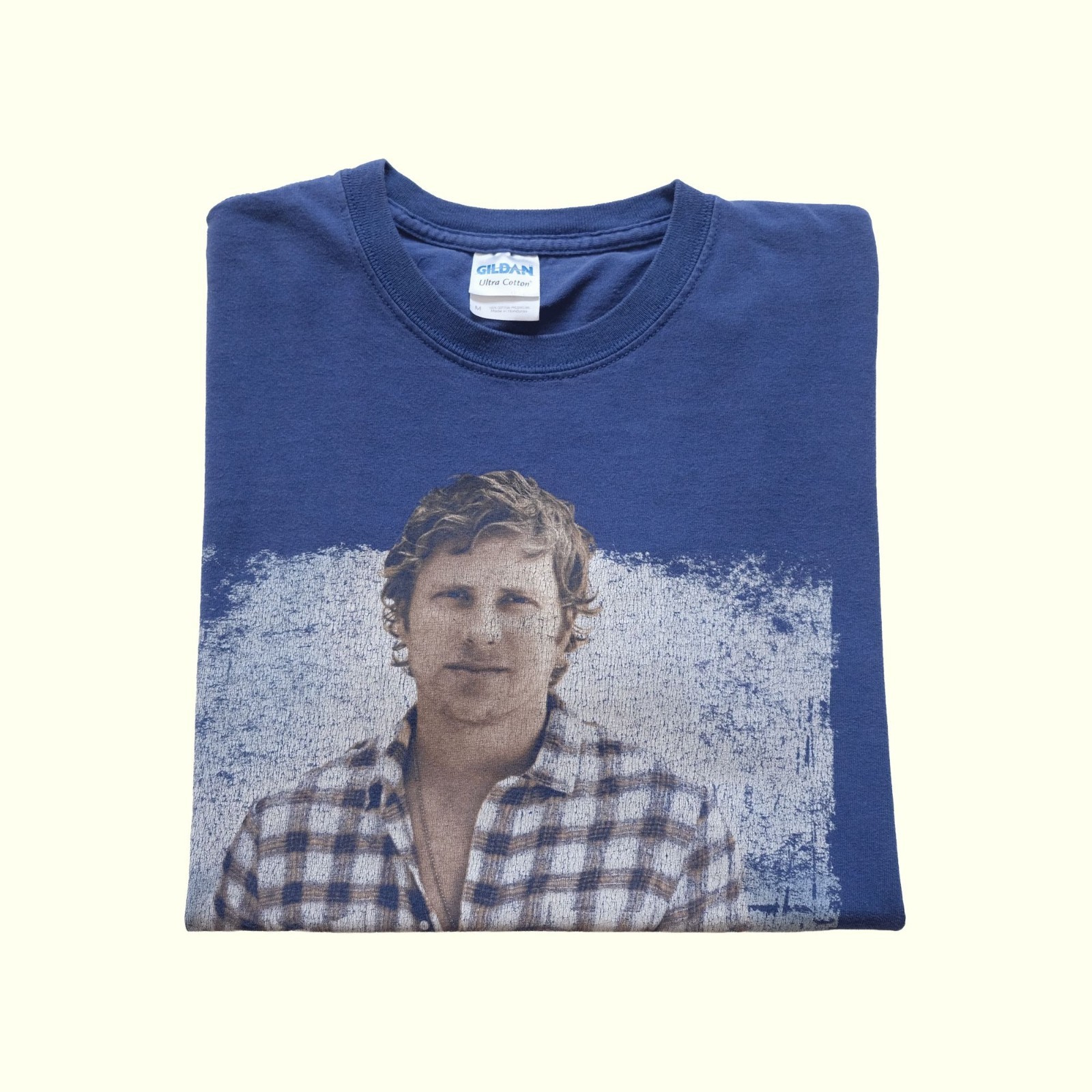DIERKS BENTLEY VTG Y2K COUNTRY MUSIC TOUR FEEL THAT FIRE BLUE GRAPHIC T SHIRT M
