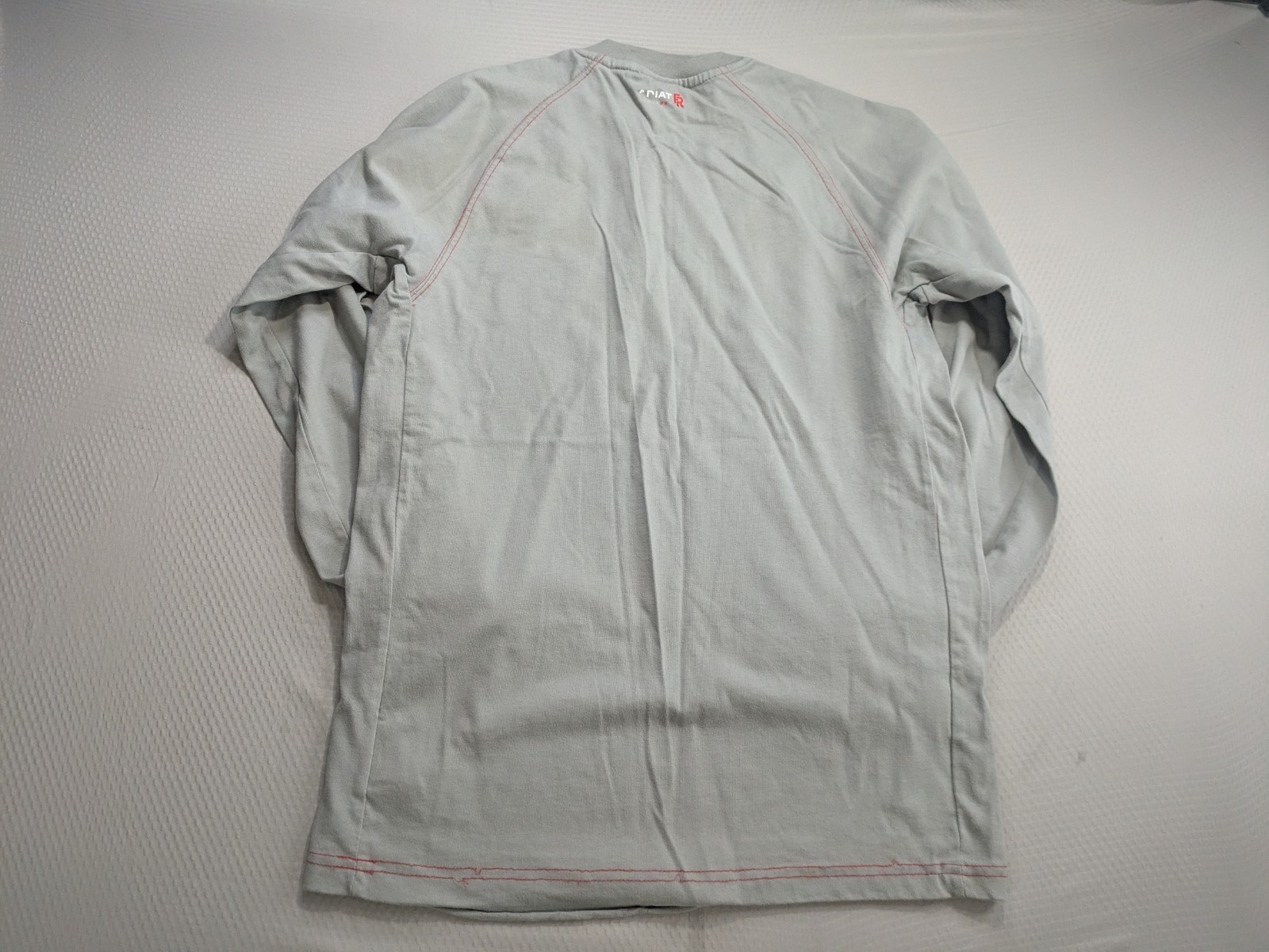 Ariat Work FR Work Knit Shirt Mens M Sleeve CAT 2 2112 Fire Resistant Grey
