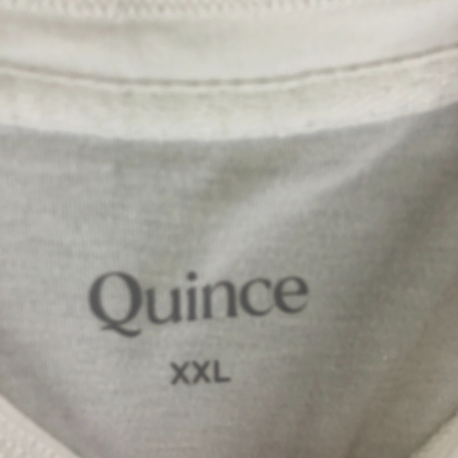 Quince Henley Tee Men 2XL White Cotton Modal Short Sleeve Shirt Stretch Casual