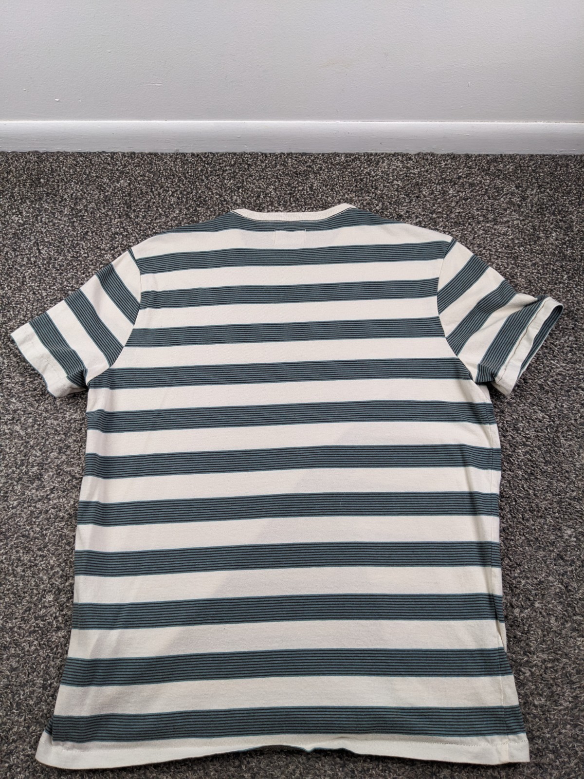 Taylor Stitch Shirt Organic Cotton Multicolor Striped Mens Sz 42 Large