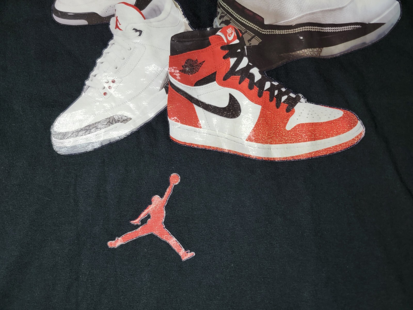 Air Jordan Shoes History Of Air Jordan Black Mens L Shirt A Must Have SHIPS FAST