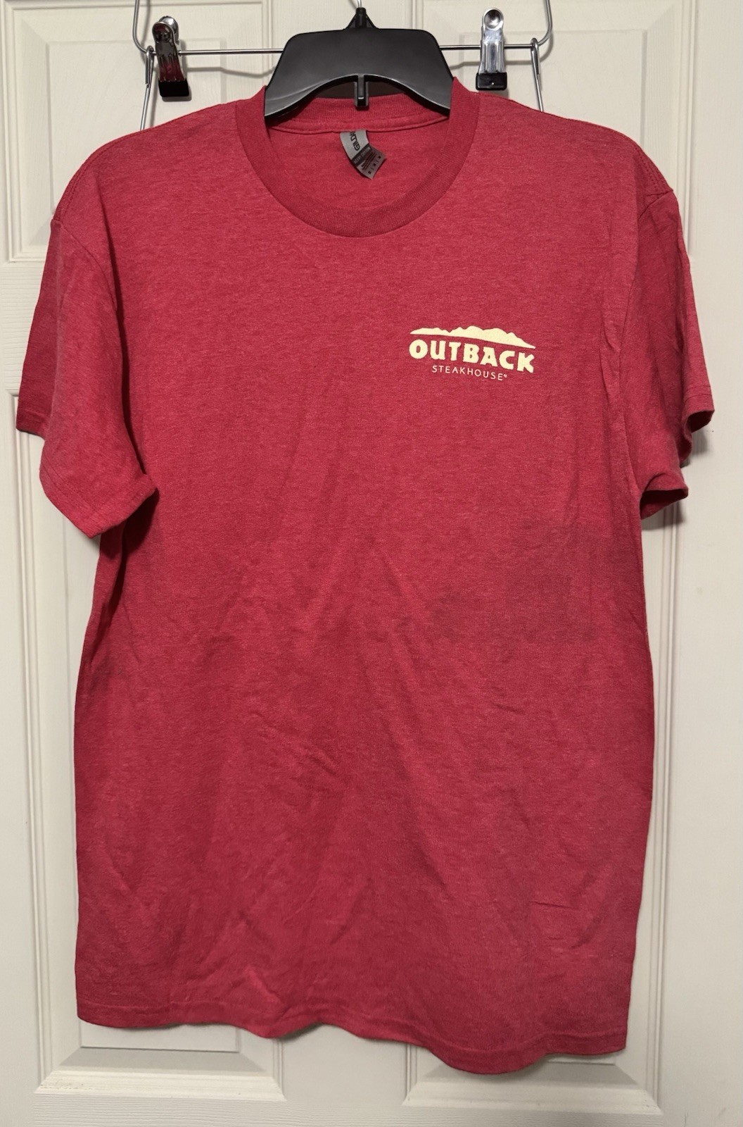 Outback Steakhouse Employee Uniform Work T-Shirt, Size Large