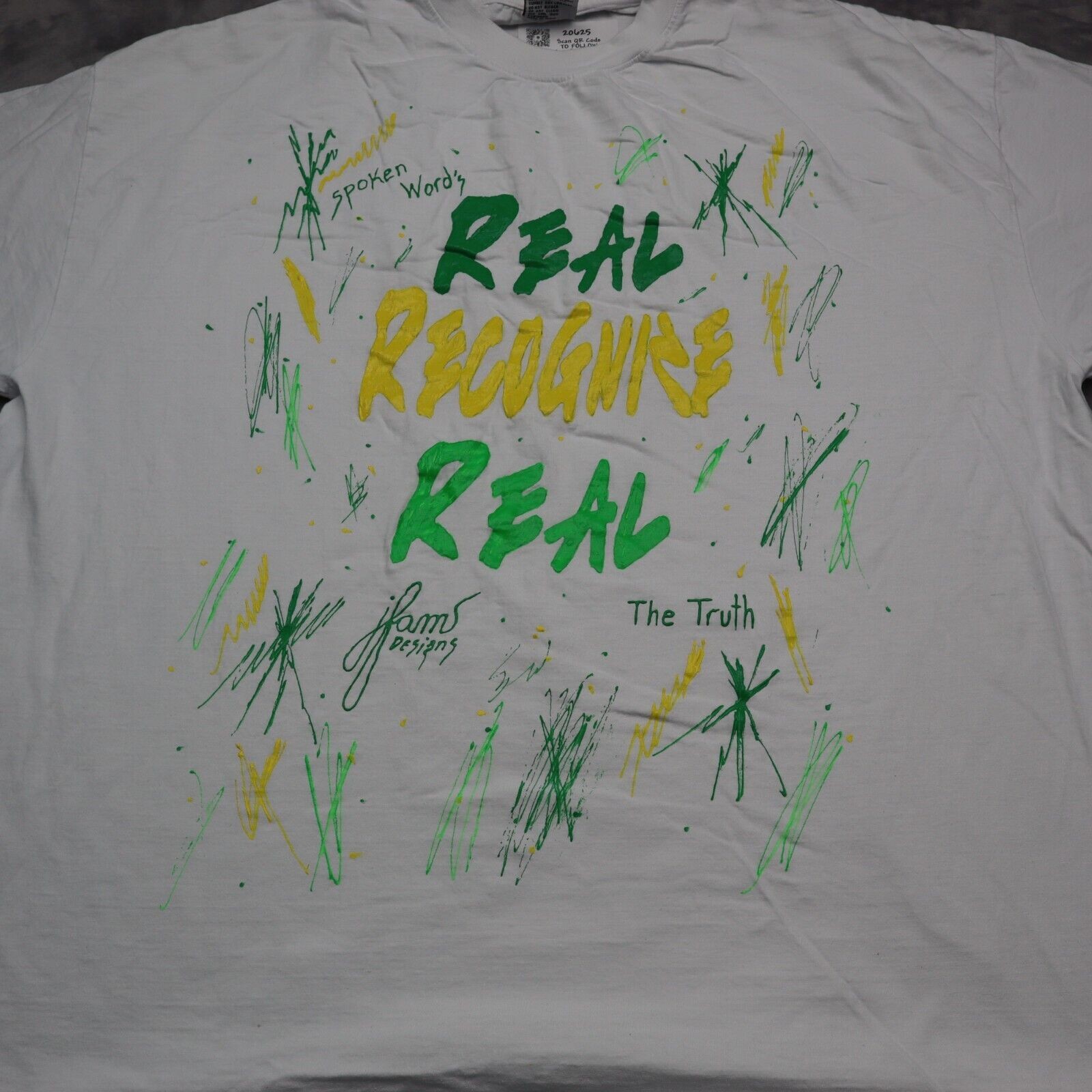 IBS International Basic Source Shirt Mens 4XL White Graphic Real Recognize Real