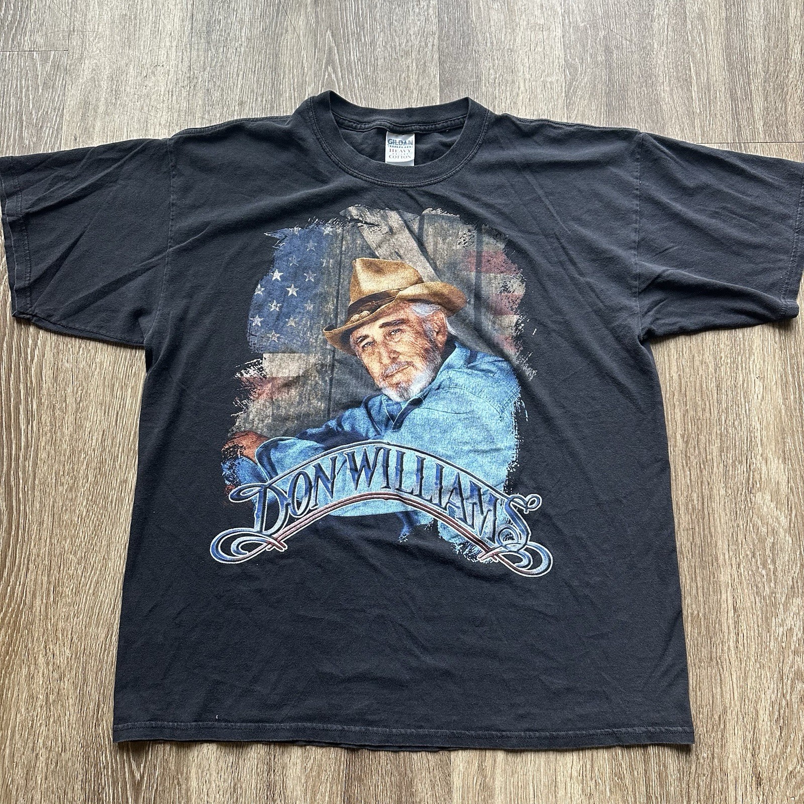 VNTG Don Williams Gentle Giant Country Music Concert TSHIRT XL