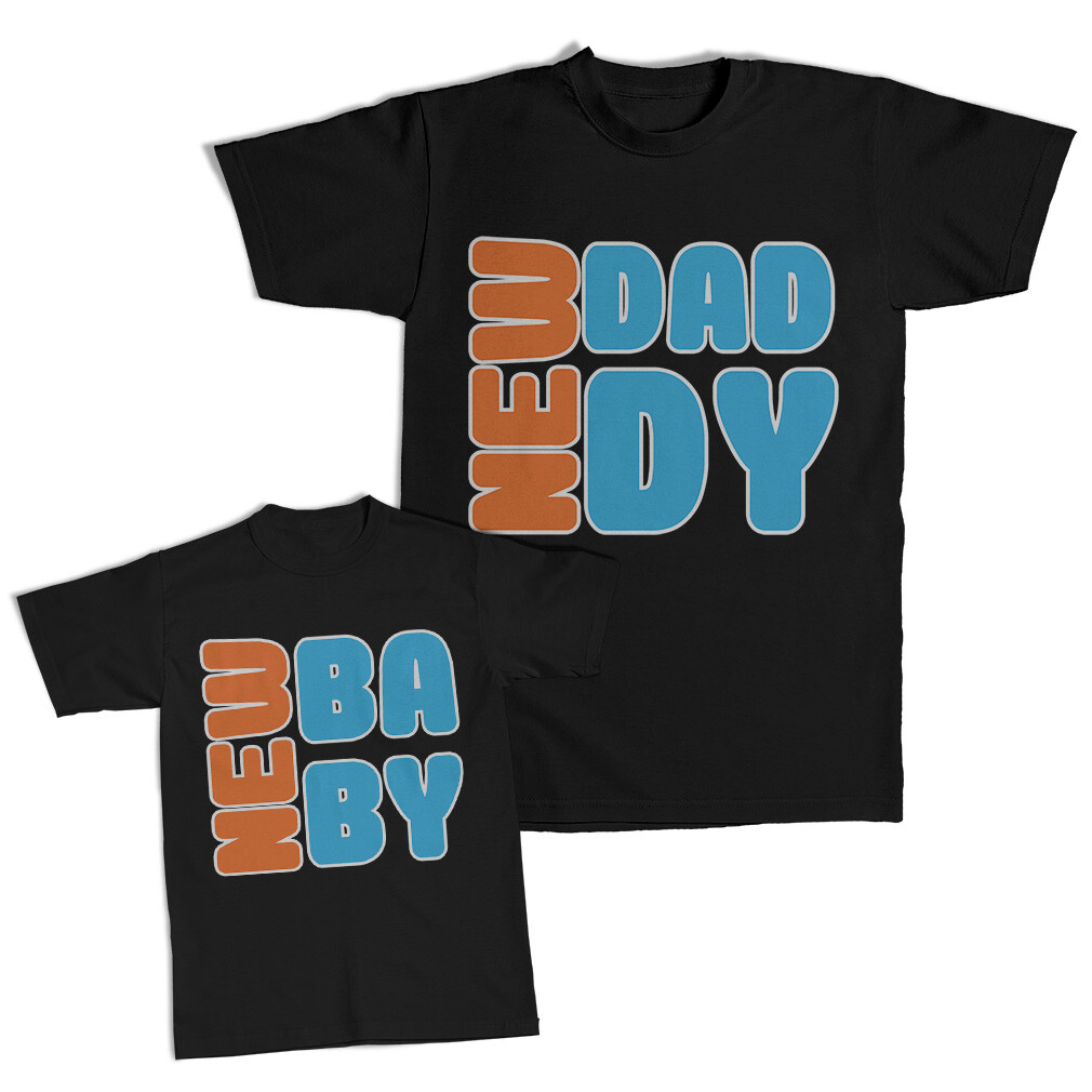 Dad and Son Matching Outfits Clothes New Daddy Father Newborn – New Baby Newborn