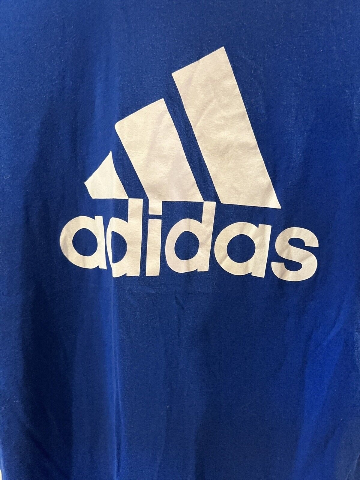 Adidas The Go To Shirt Mens Sz L Performance Badge of Sport Logo Tee Climalite