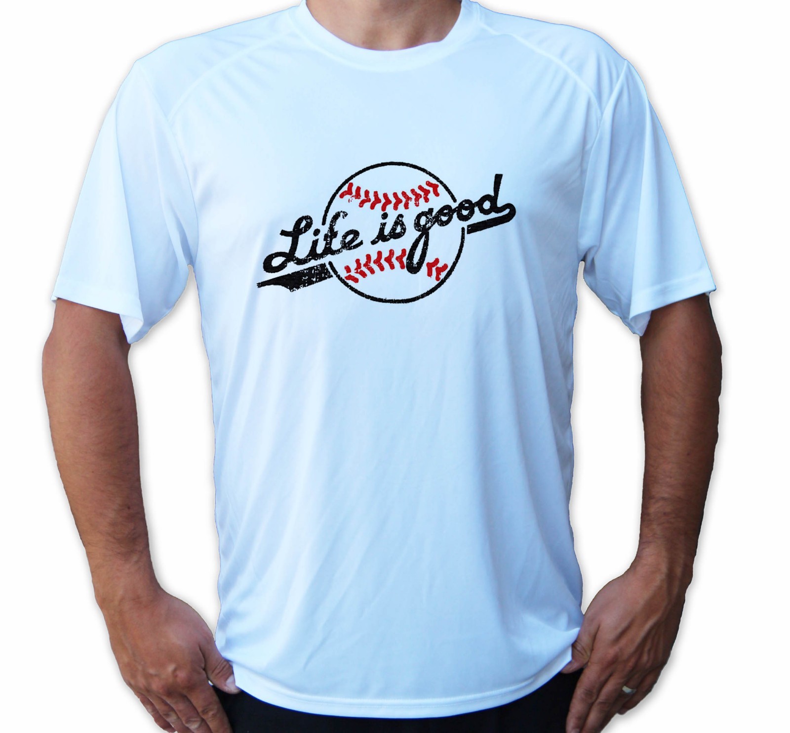 Baseball Softball Short Sleeve UPF 50 T-Shirt Beach Summer Sport UV Protection