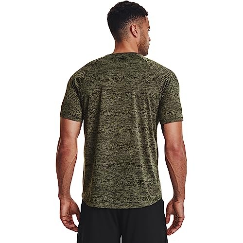 1326413 Under Armour Men’s Tech 2.0 Short-Sleeve T-Shirt Marine OD Green/Black M