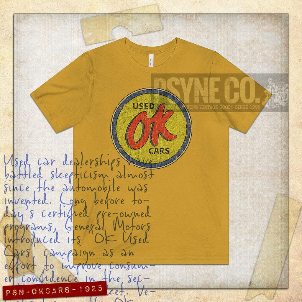 OK Used Cars 1925 Vintage Men’s T-Shirt