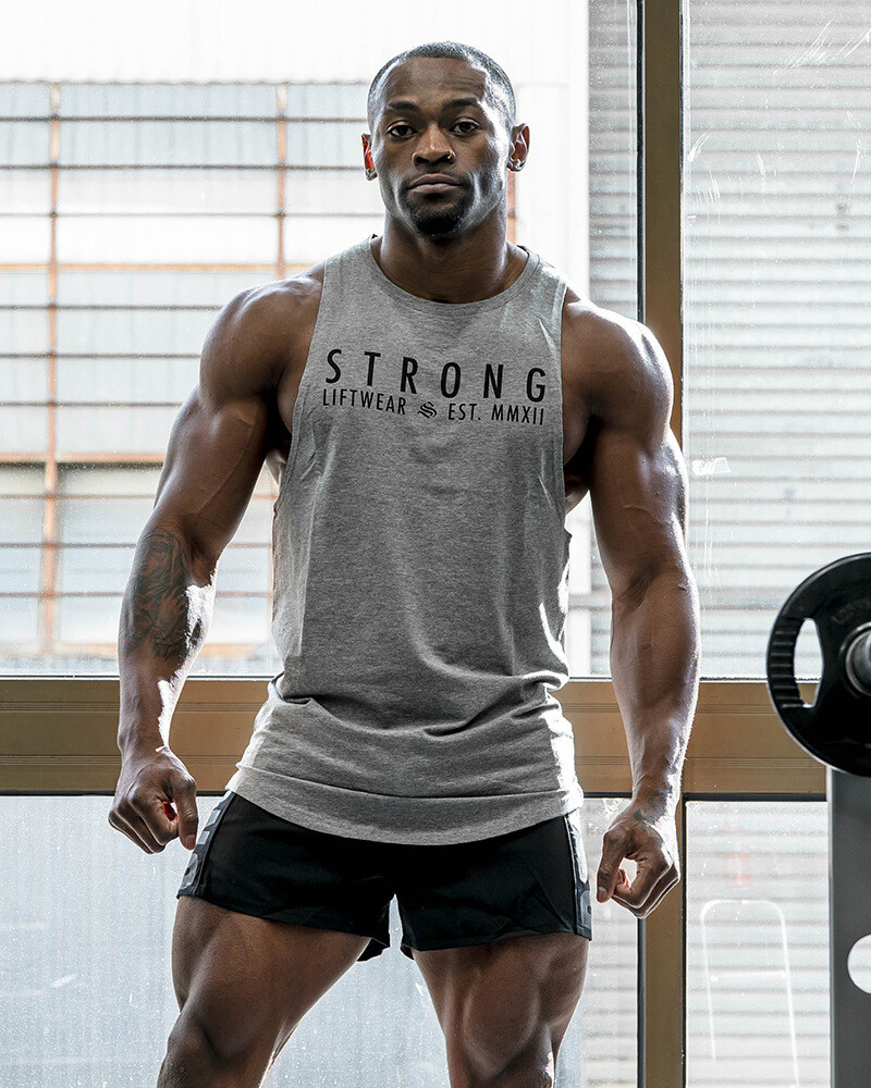 Mens Tank Tops Gym Muscle Tee Fitness Workout Bodybuilding Shirt Sleeveless Vest