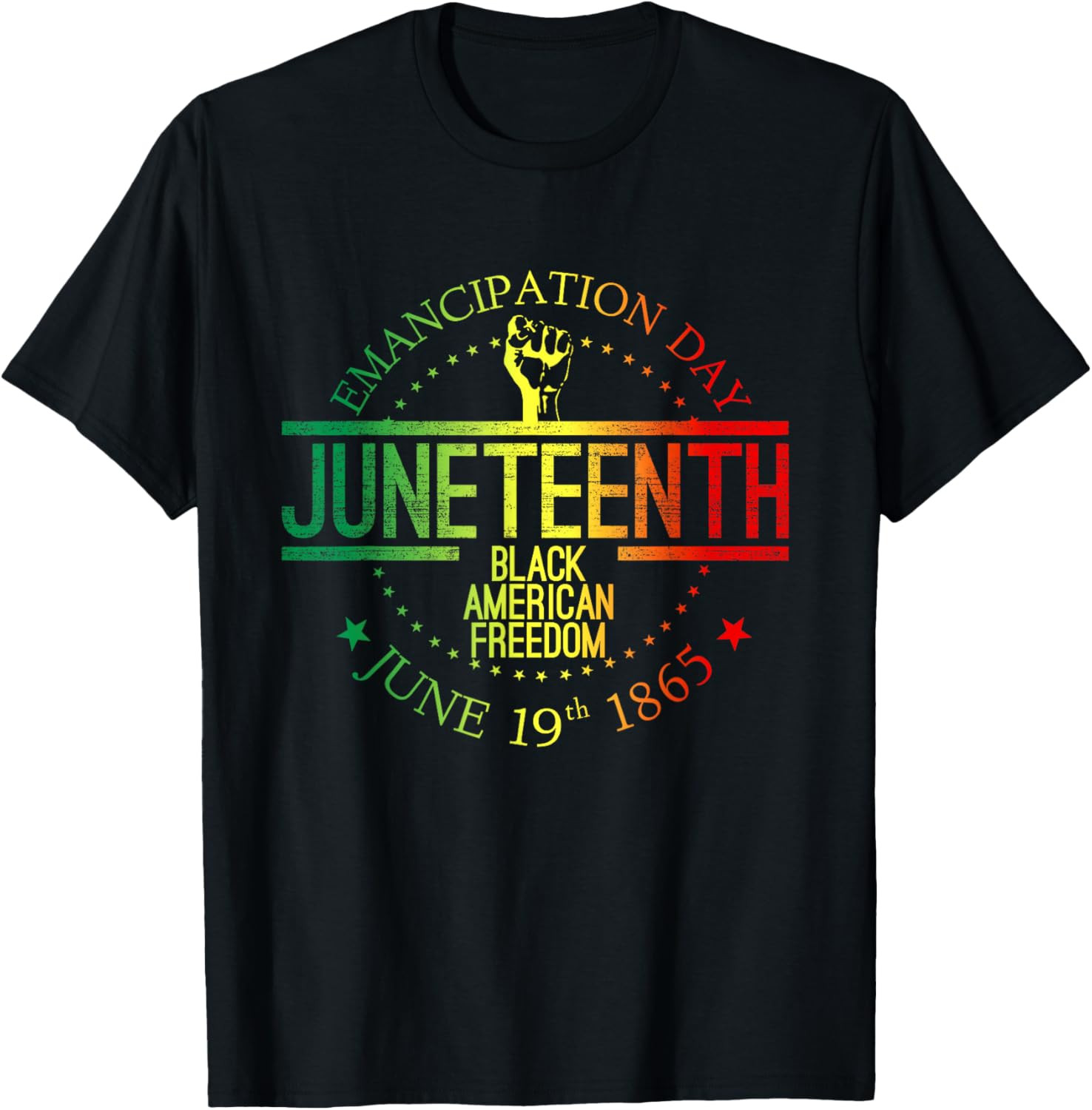 Juneteenth African American Freedom Black History June 19 T Shirt