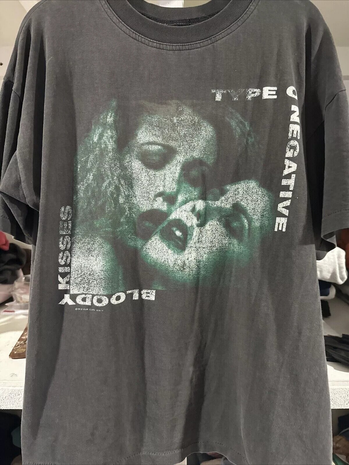 90s Type O Negative Bloody Kisses Shirt, Black Gift For Men Women Unisex Tshirt