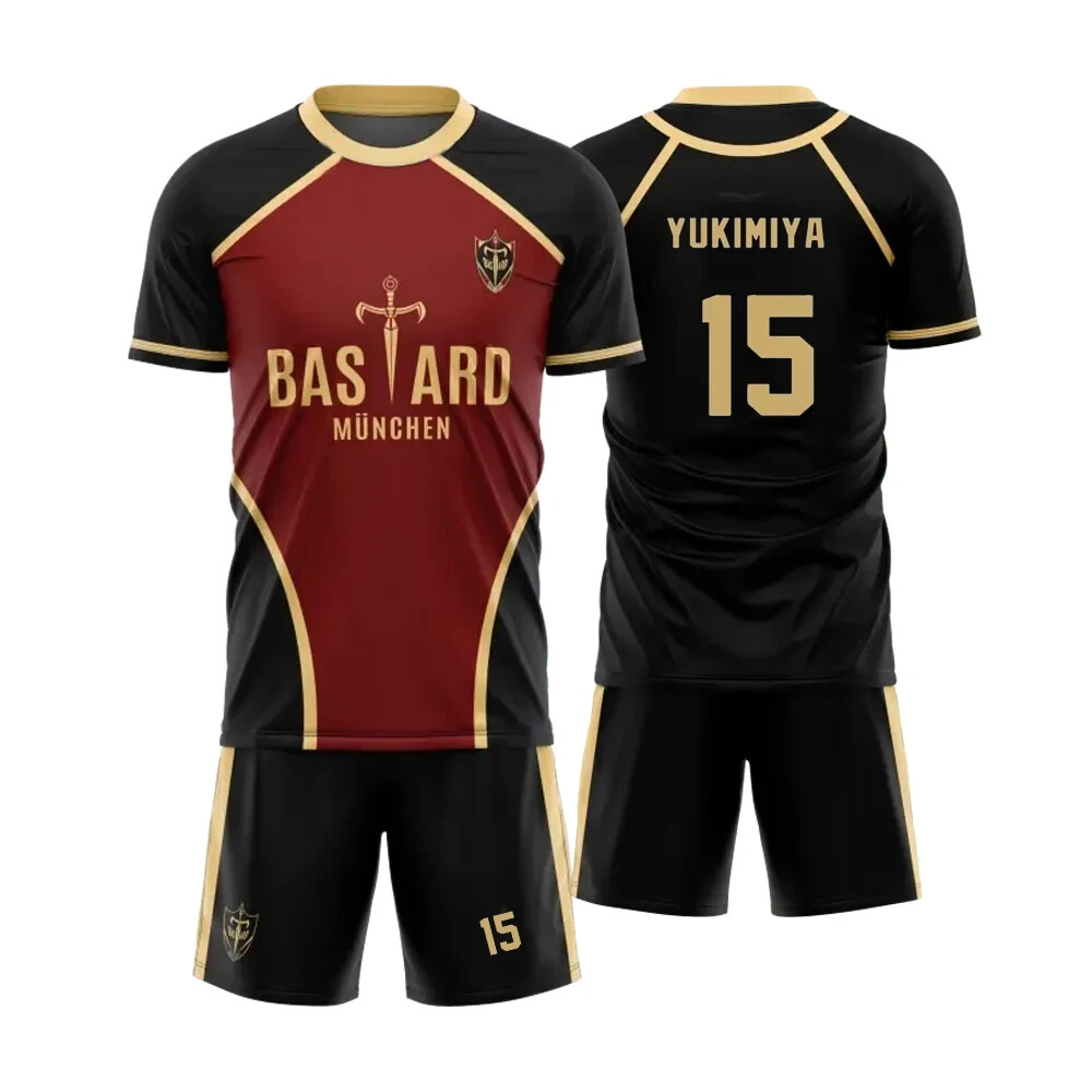 Blue Lock Bastard München Jersey Set | Anime Jersey & Shorts for Fans
