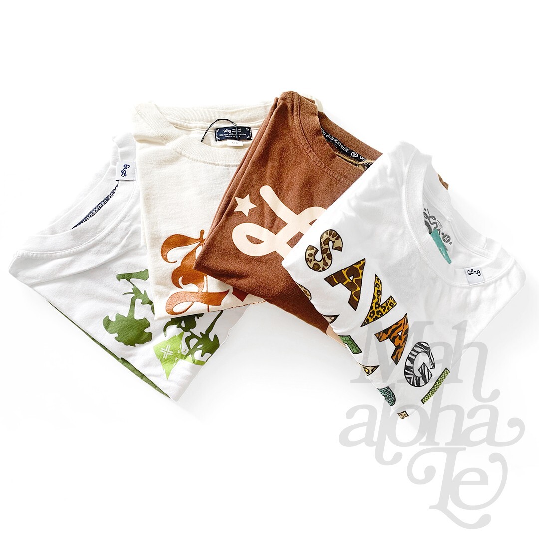 LIFTED RESEARCH GROUP LOT OF 4 TEES l-r-g lrg logo og roots safari vintage