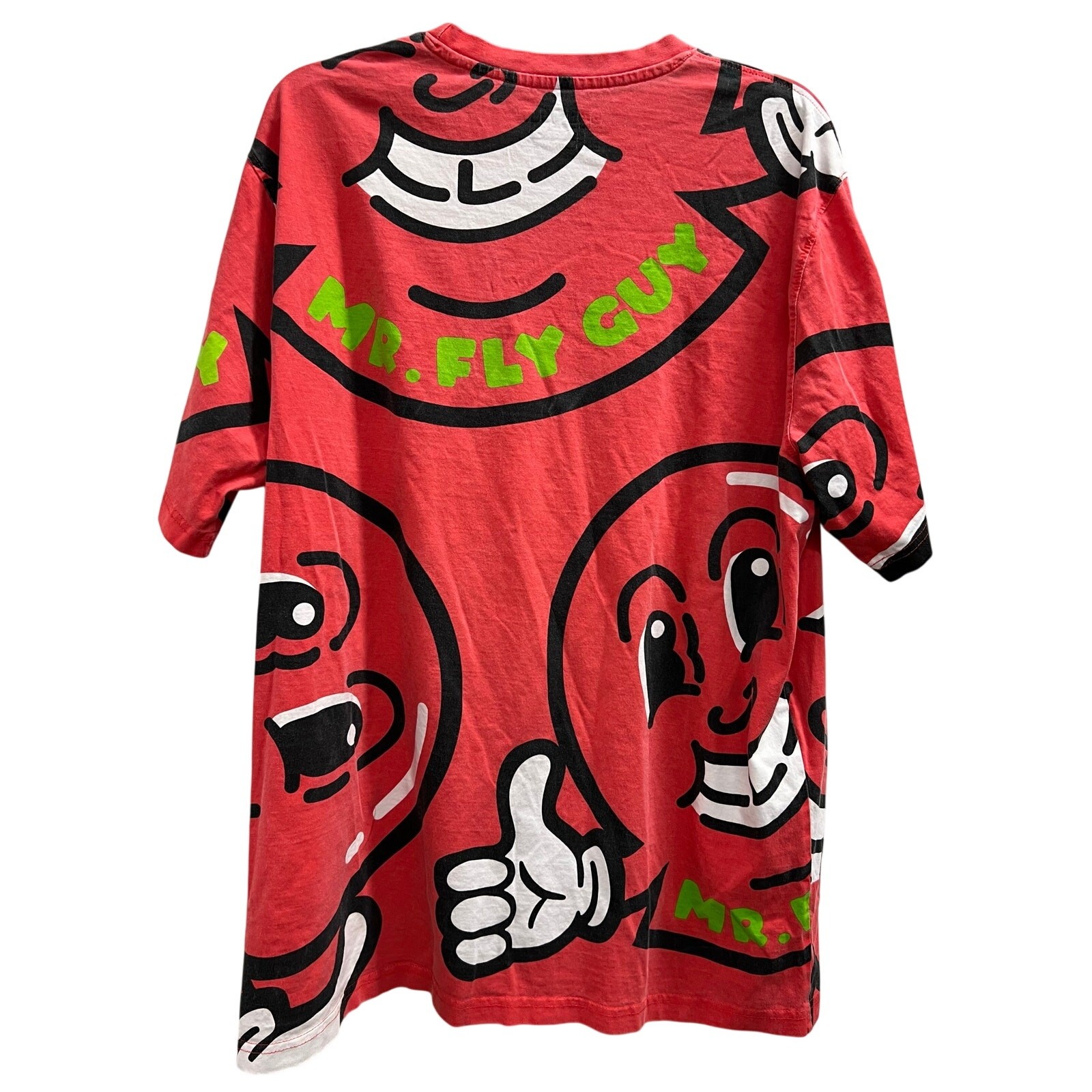 Born Fly Men’s “Mr. Fly Guy” all-over print graphic T-shirt Big & Tall SZ XXL 2X
