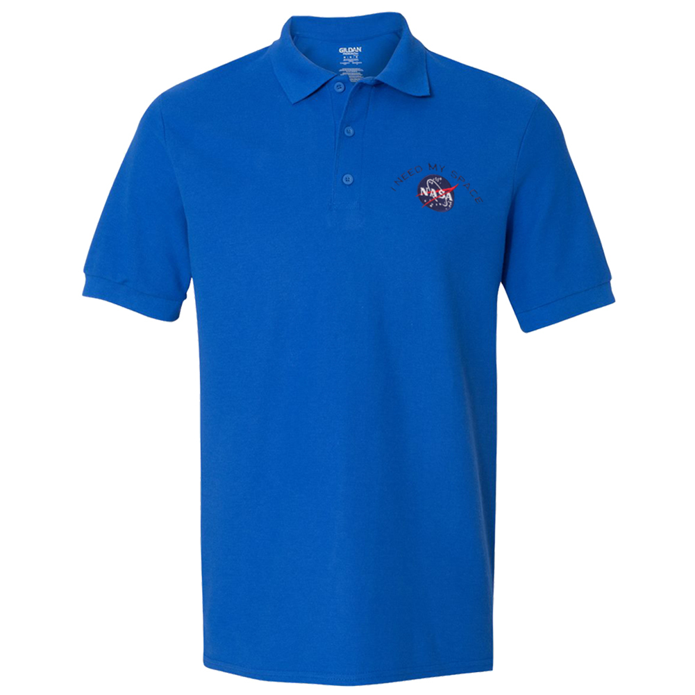 Men’s Nasa I Need My Space Embroidered 100% Cotton Shirt FREE SHIP