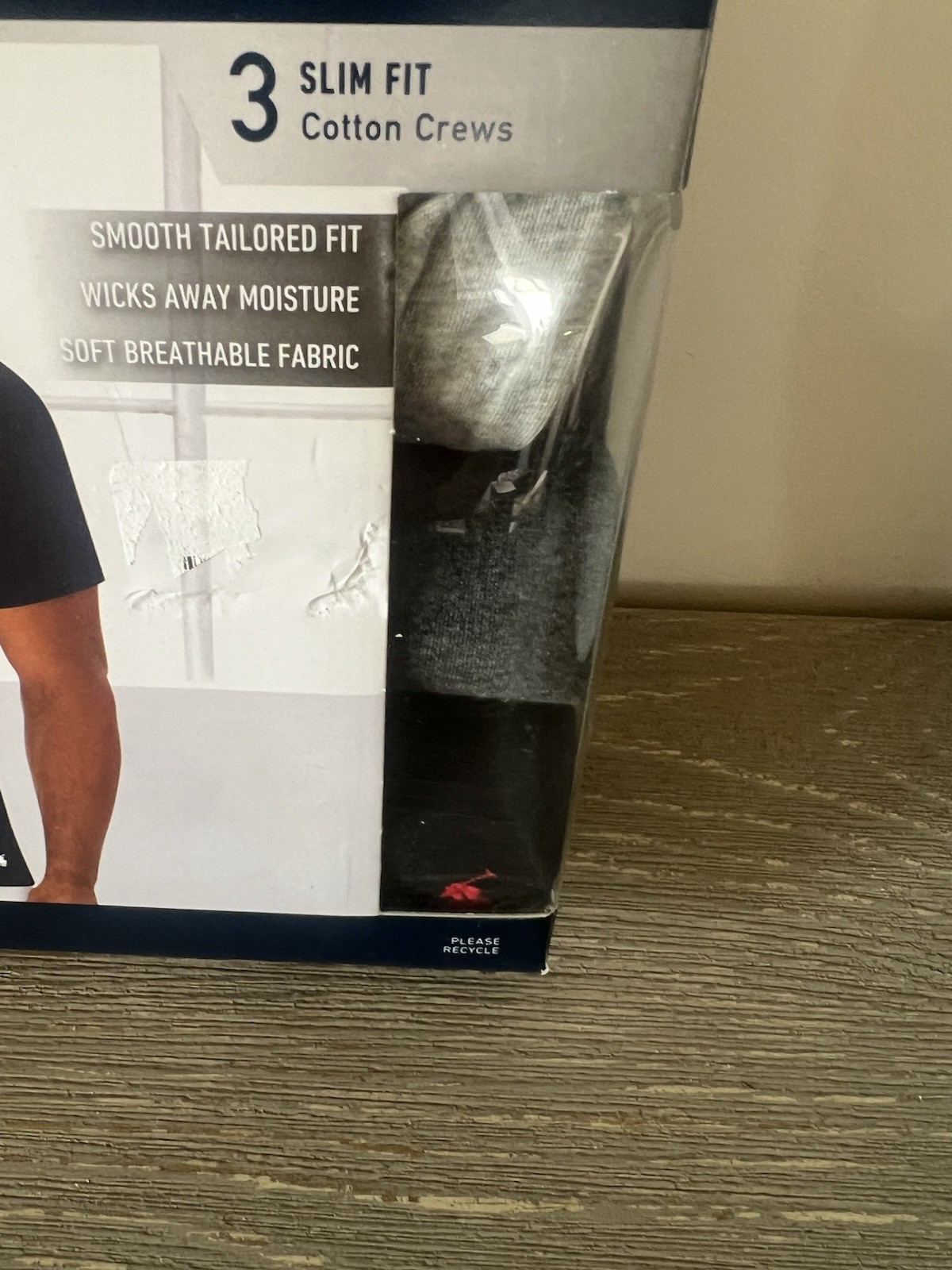 Polo Ralph Lauren Men’s Black Gray Slim Fit Crew-Neck 3 Pack T-Shirts Size S