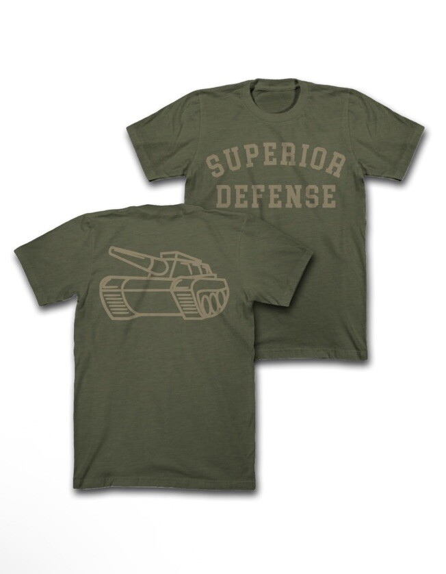 SupDef Superior Defense Athletic Tee T Shirt New OD GREEN OD-ish Olive Drab L