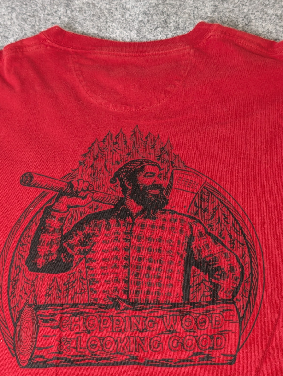 Duluth Trading Co Men’s XL Longtail T Shirt /Pocket Long Sleeve Deep Red Cotton