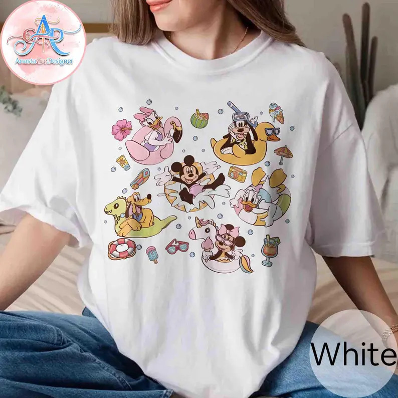 Mickey And Friends Beach Shirt, Disney Summer Beach Vacation Shirt, Family Trip