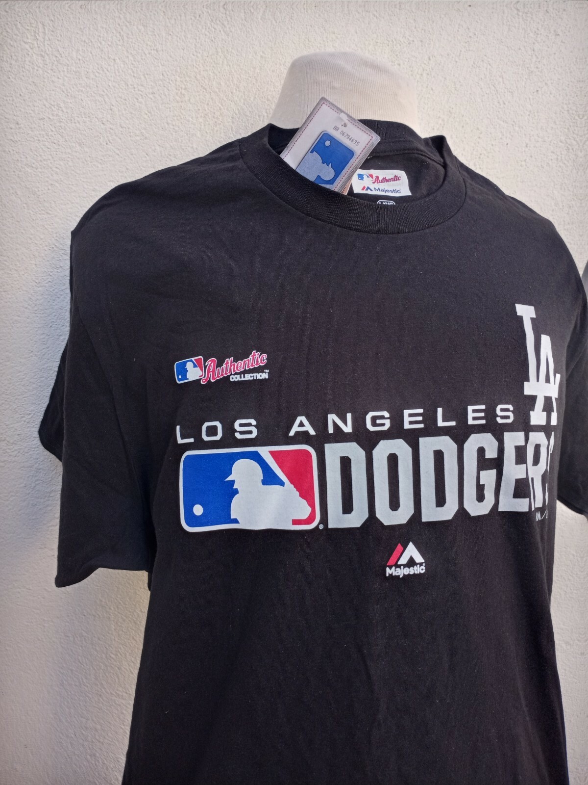 Los Angeles Dodgers T Shirt Men’s Large Black Cotton