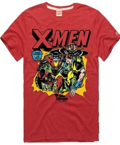 Homage Topps Marvel X-Men Comic Red T-Shirt NEW WITH TAGS!^